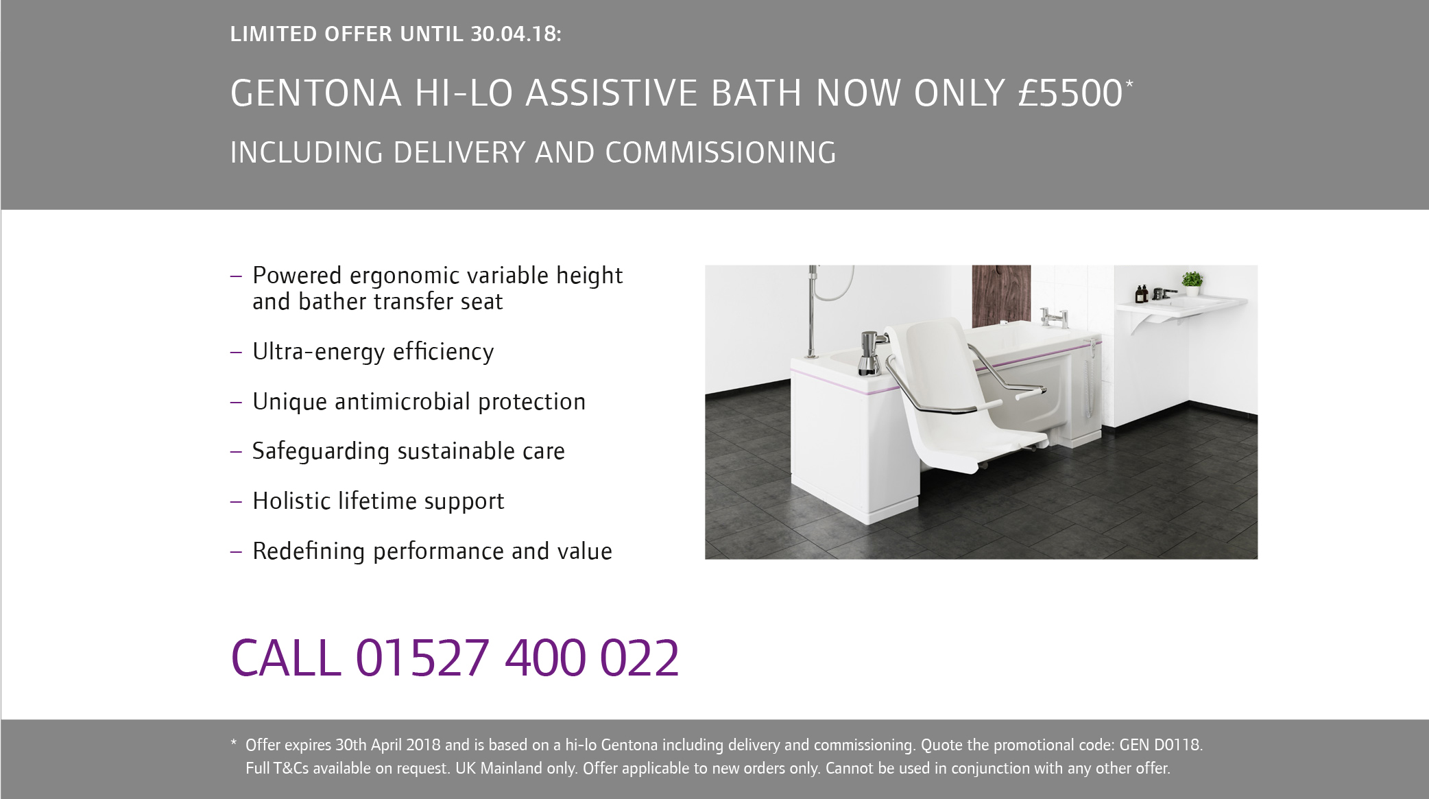 Gentona Bath Gainsborough Specialist Bathrooms
