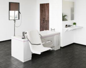 Variable height Gentona bath