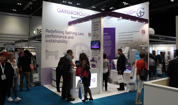 Gainsborough baths exhibiition stand