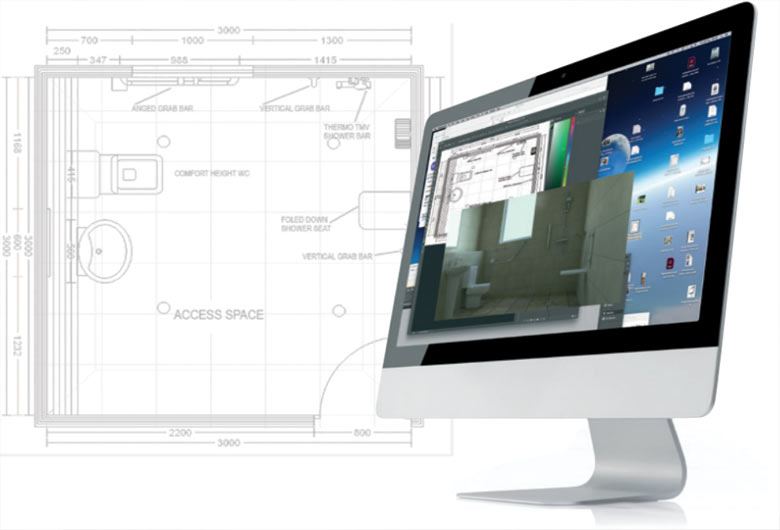 gui-screen-with-blueprint GUI screen with bathroom blueprint