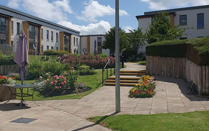 garden-entrance Care home gardens