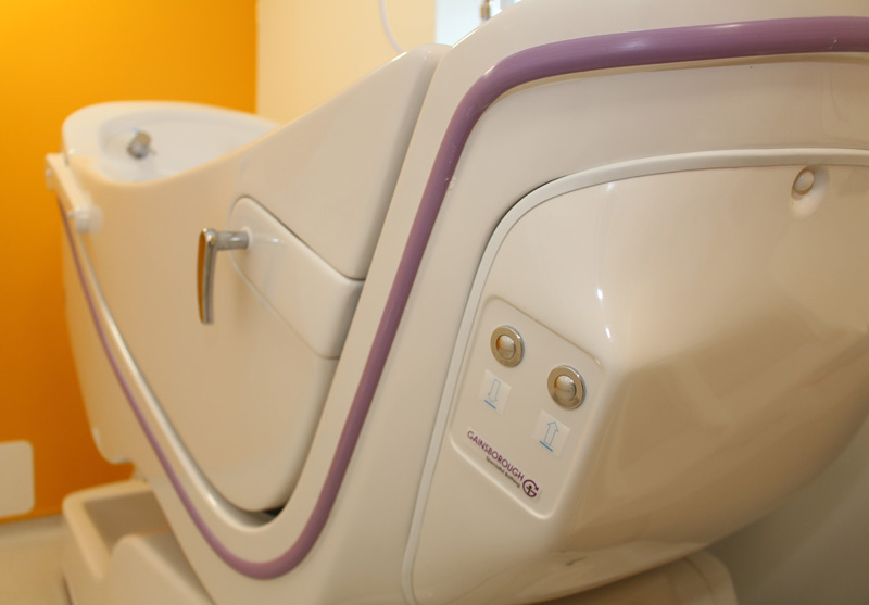 sentes-reclining-bath reclining bath control panel